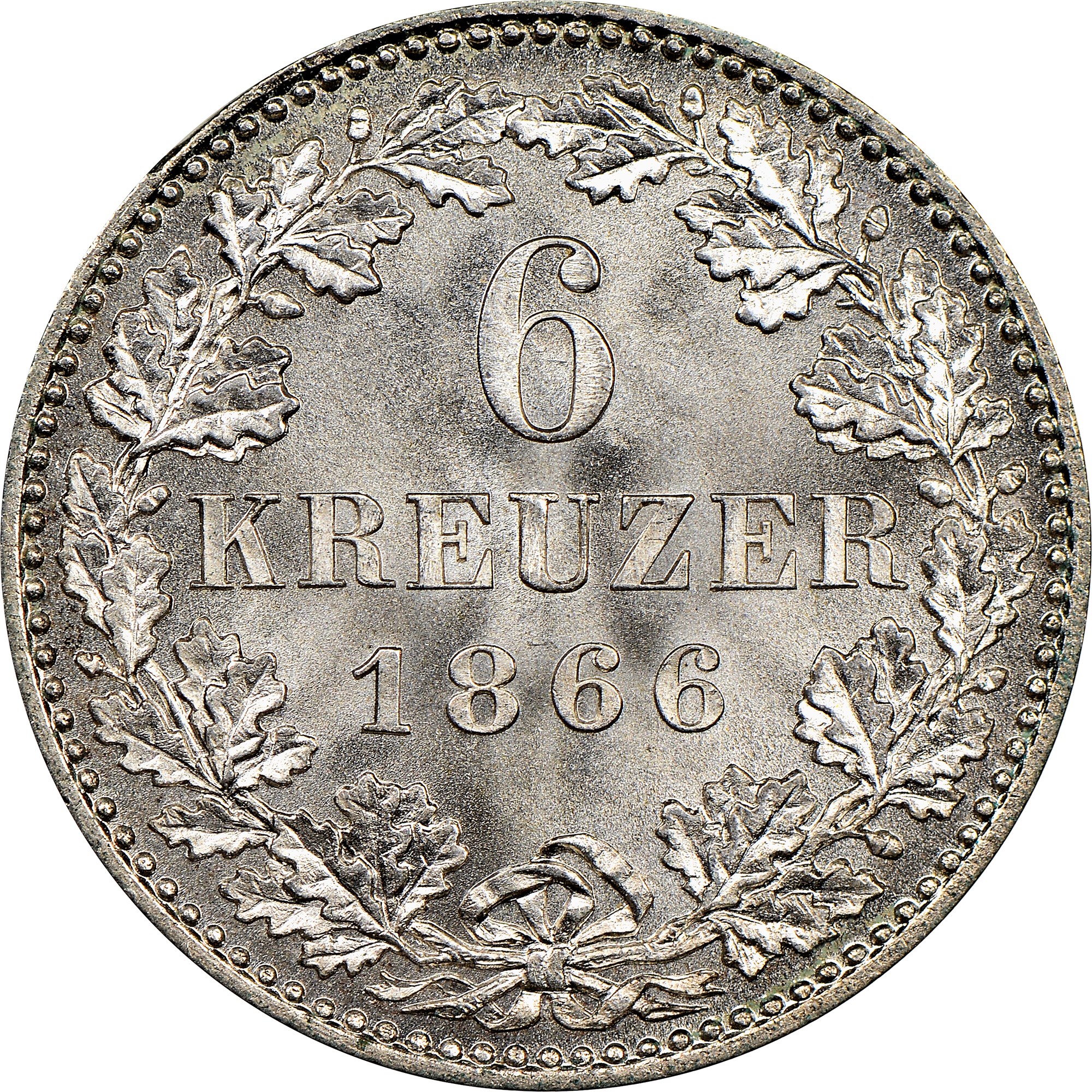 German States FRANKFURT AM MAIN 6 Kreuzer KM 374 Prices & Values | NGC